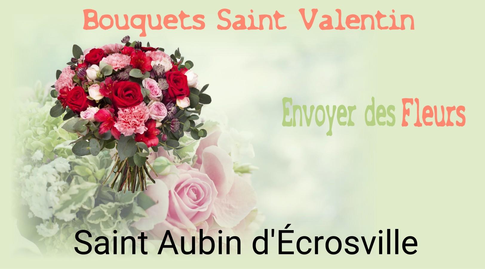 Roses de Saint-Valentin livrées à Saint-Aubin-d'Écrosville